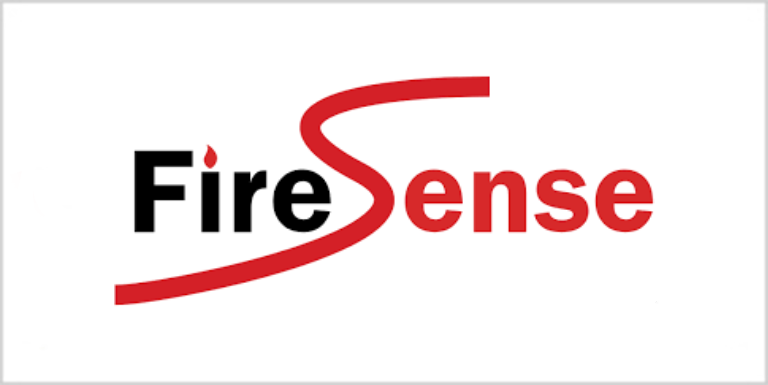Logo van FireSense partner van VEB gespecialiseerd in branddetectie en brandveiligheid