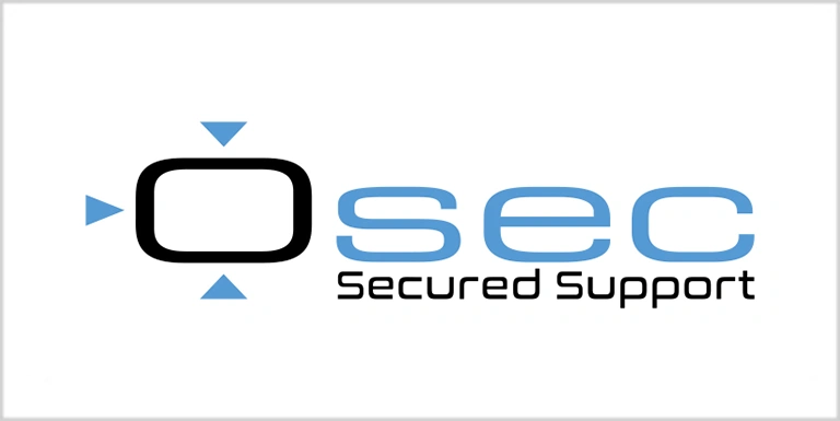 Logo van Osec Secured Support partner van VEB voor beveiligingsoplossingen en support